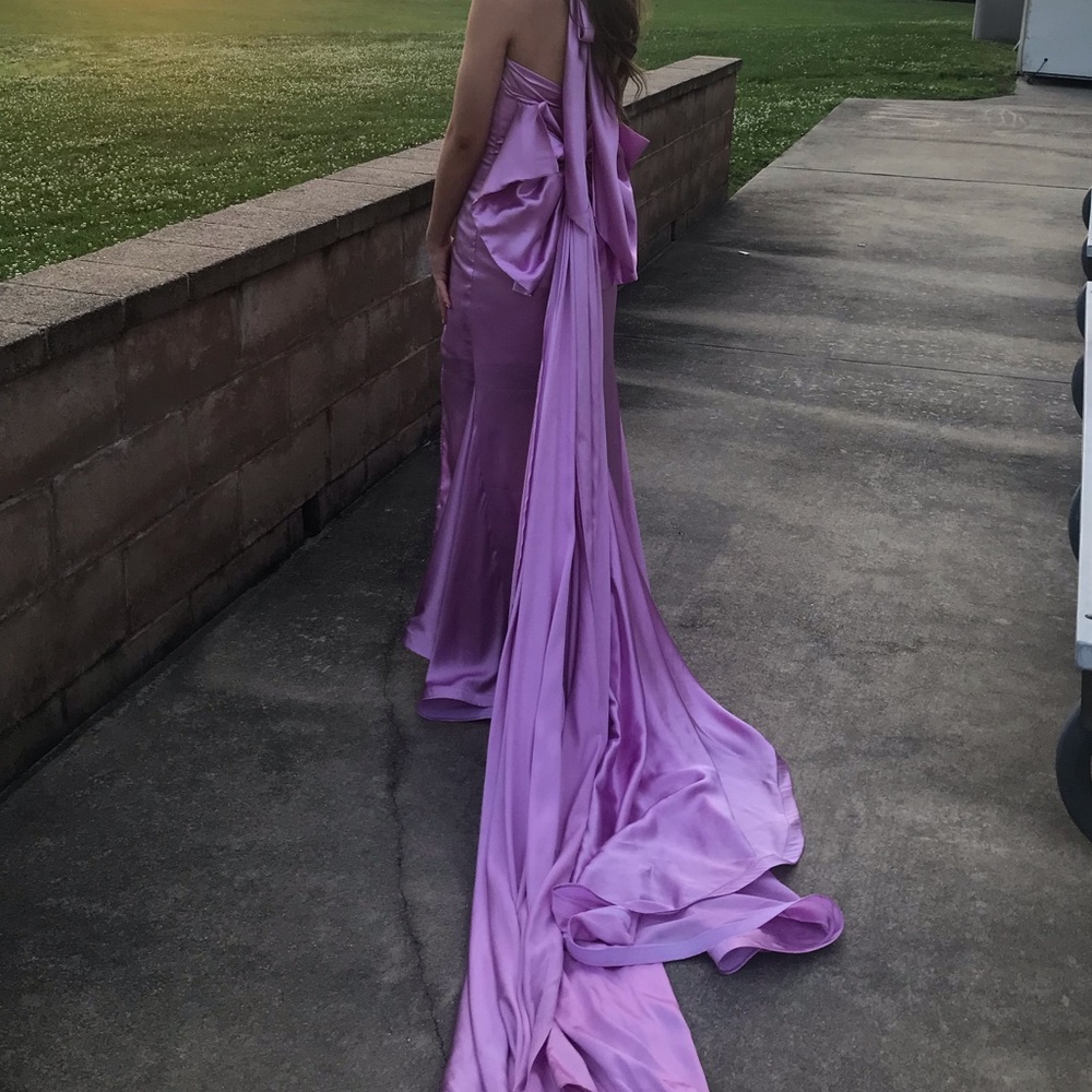 Purple formal dress